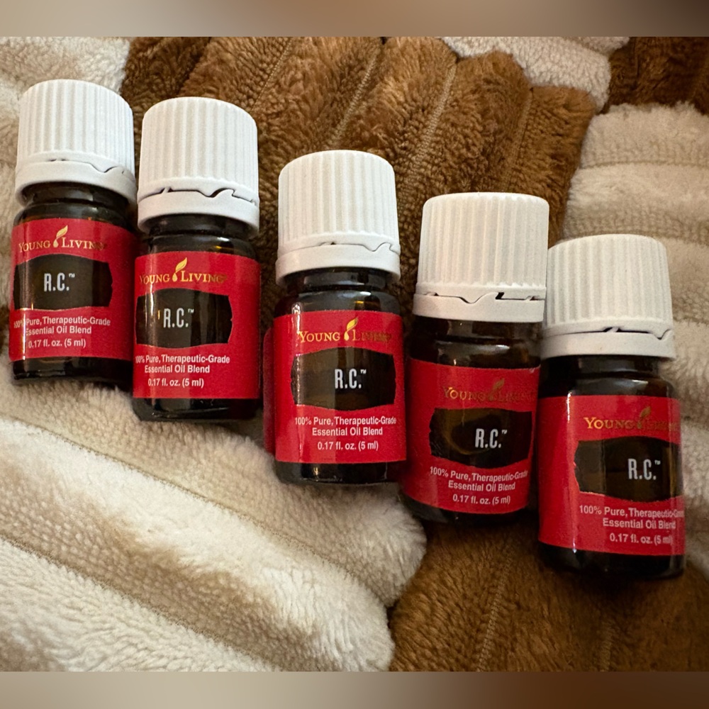 Young Living R.C. Essential Oil - 5 Bottles SEALED